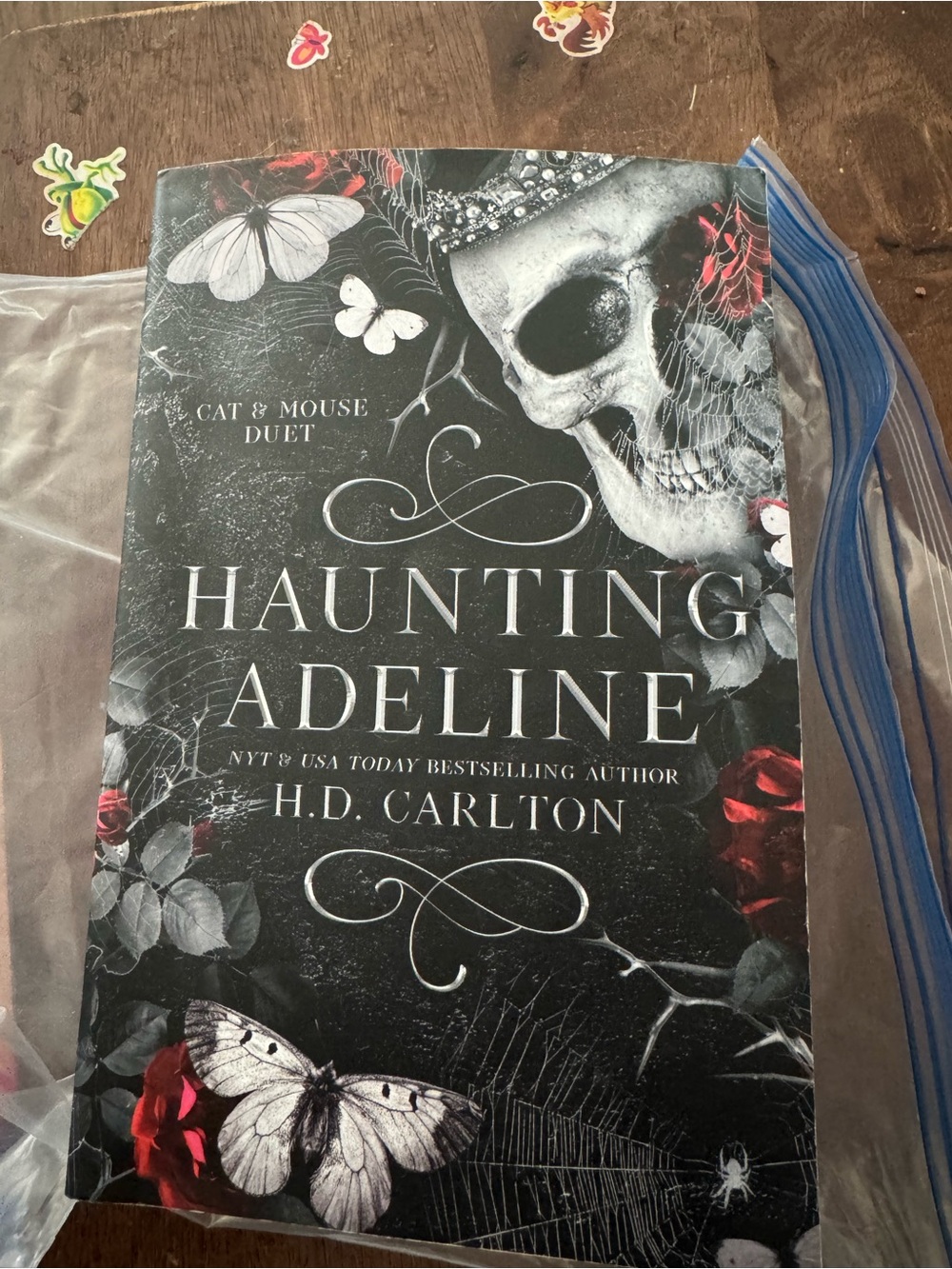 Haunting Adeline Book - Black & Red Cover
